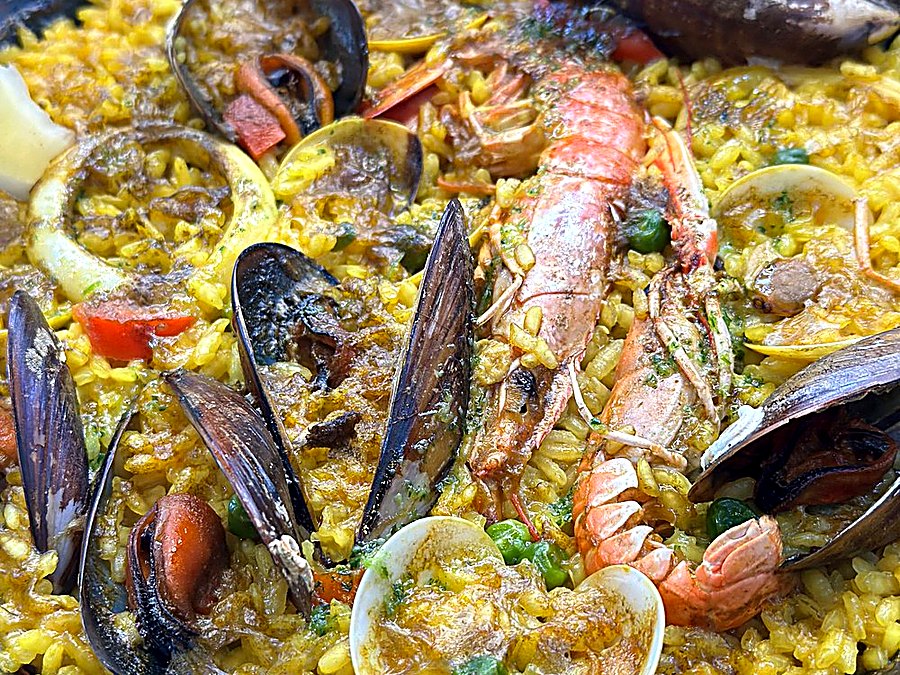 Paella de marisco